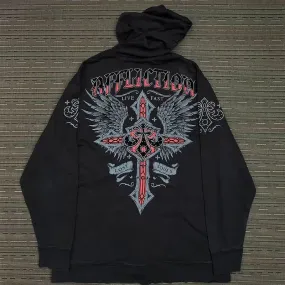 Advbridge Men Slipknots Hoodie Sweatshirts Y2k Outerwear Heavy Metal Coat Hooded Streetwear Goldorak Anime Outerwear korean Harajuku