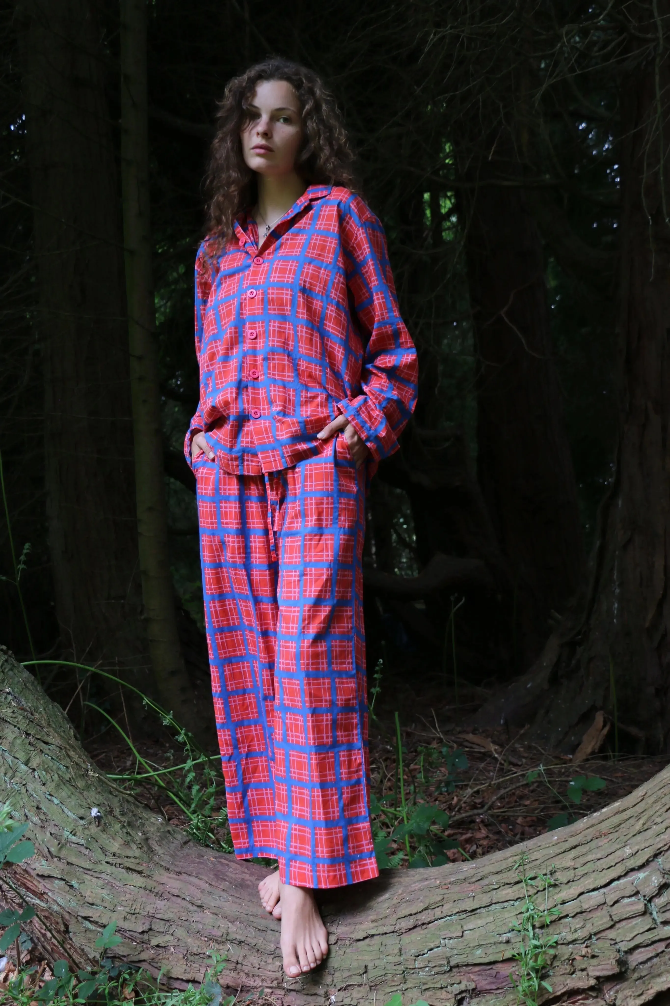 Can Vibe (Red) Pyjama Top/Trouser