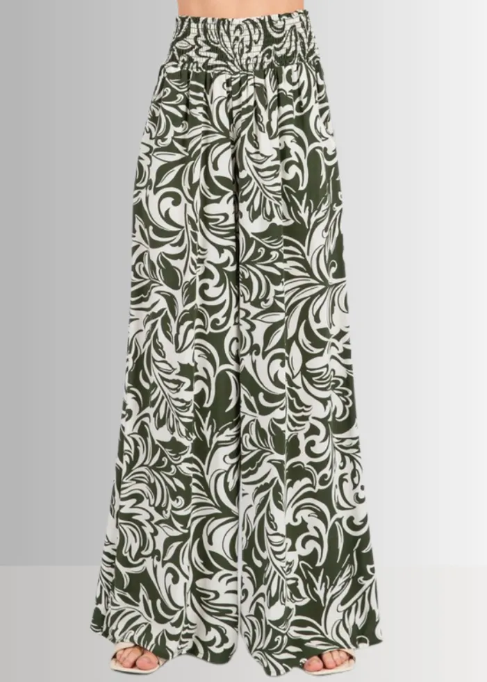 Caribbean Cool Flowy Pants