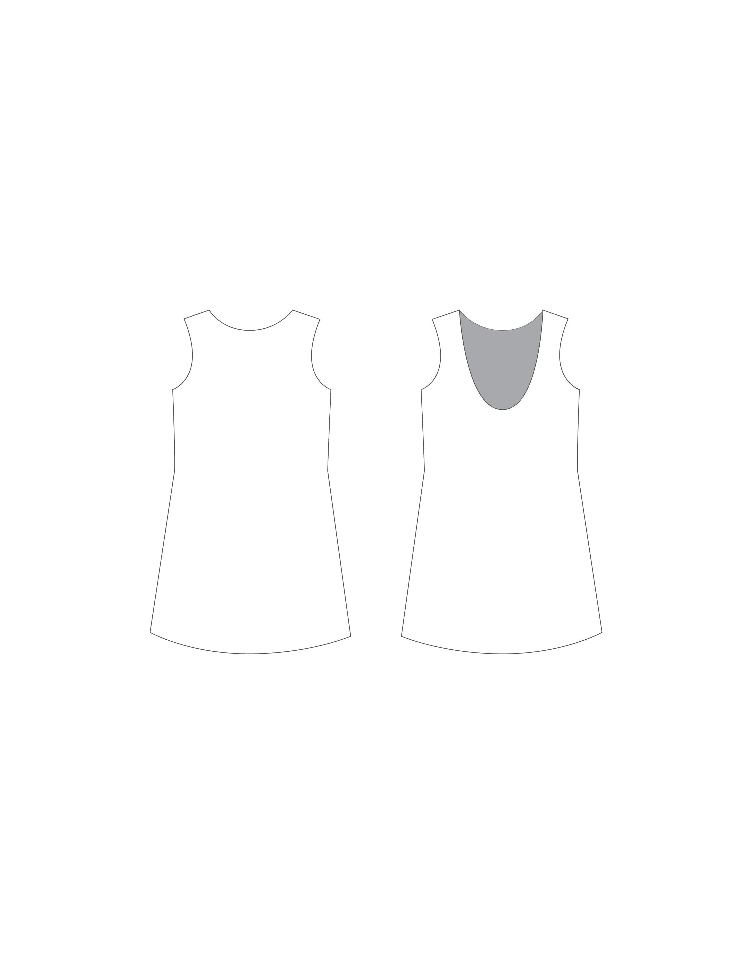 Custom Inked Minis Lycra Tank Shift Dress