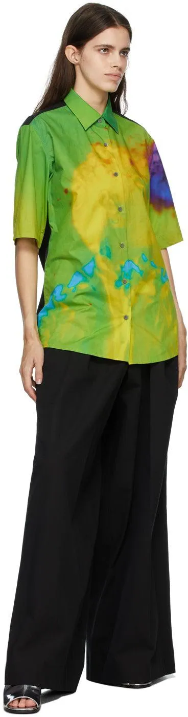 Dries Van Noten Black Gabardine Trousers