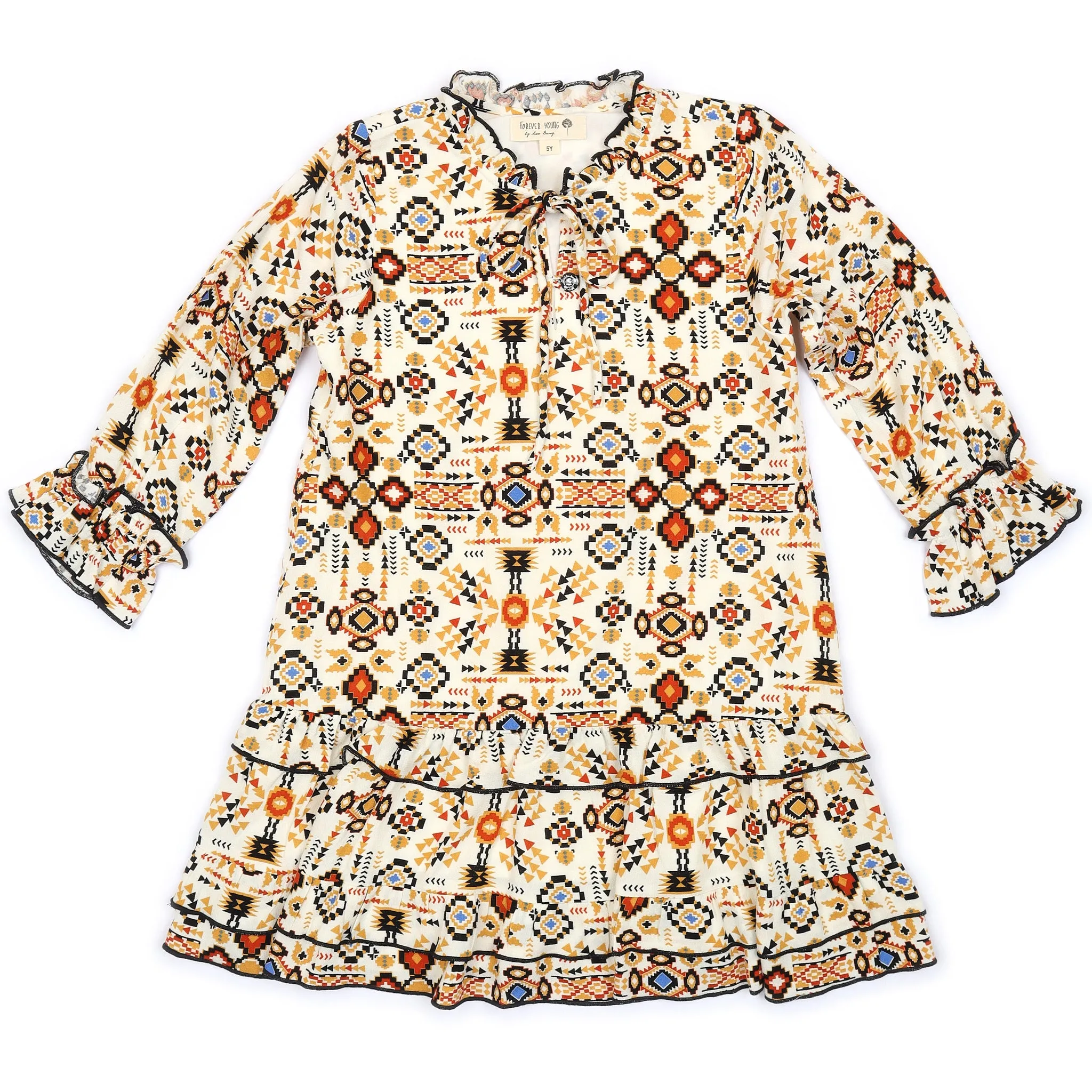 Kids Ruffle Shift Dress