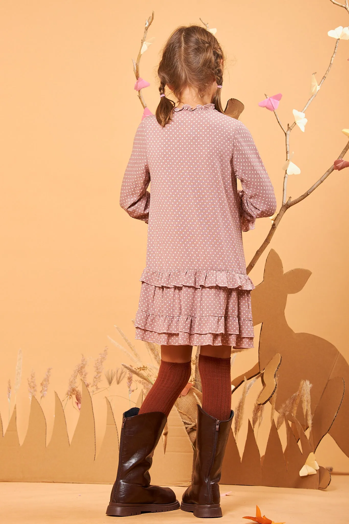 Kids Ruffle Shift Dress