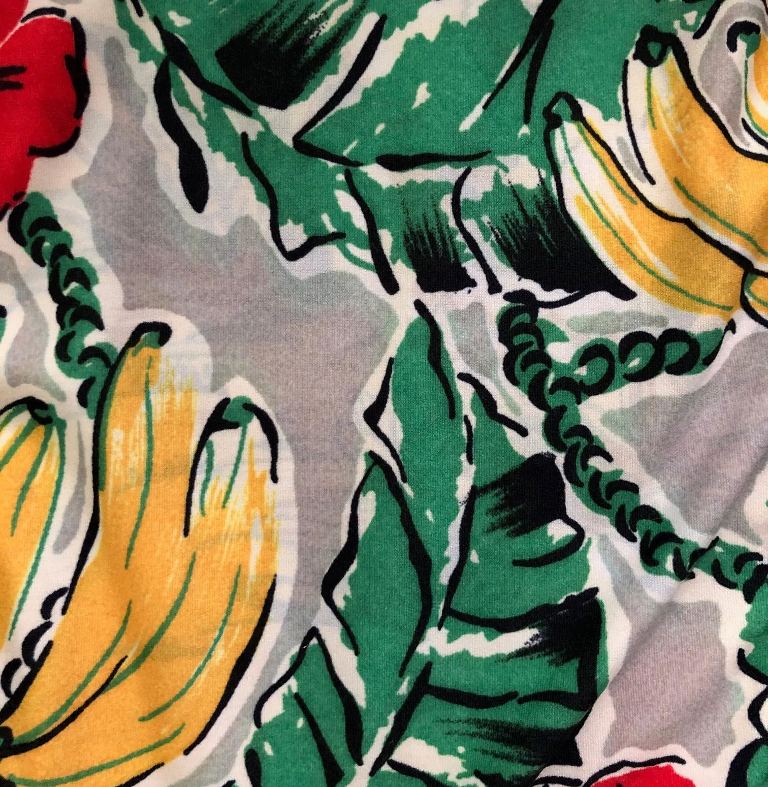 OFF THE SHOULDER TOP TAHITIAN LOVE/GONE BANANAS