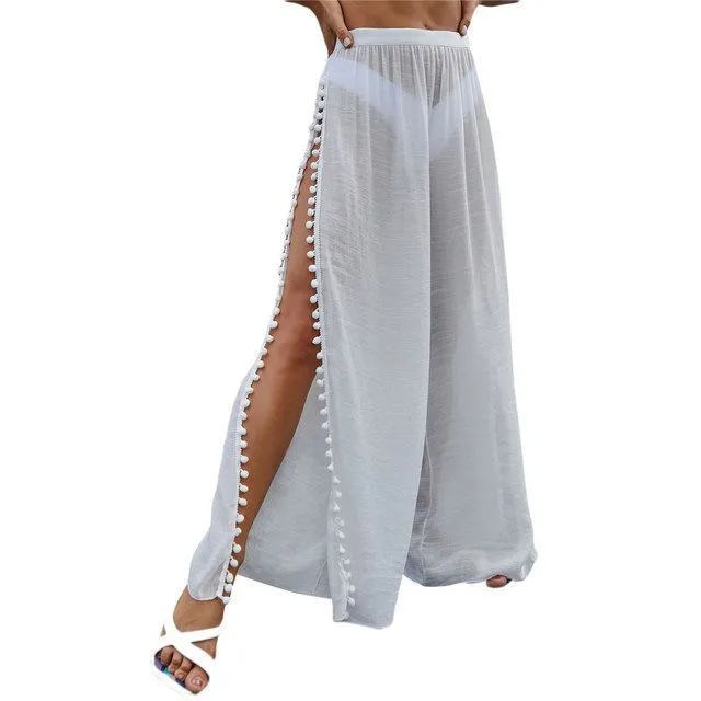 Pom Fringe Beach Pants