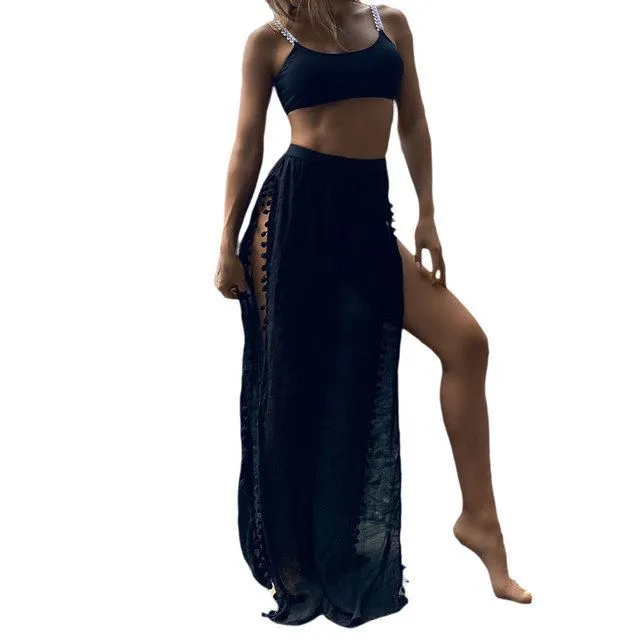 Pom Fringe Beach Pants