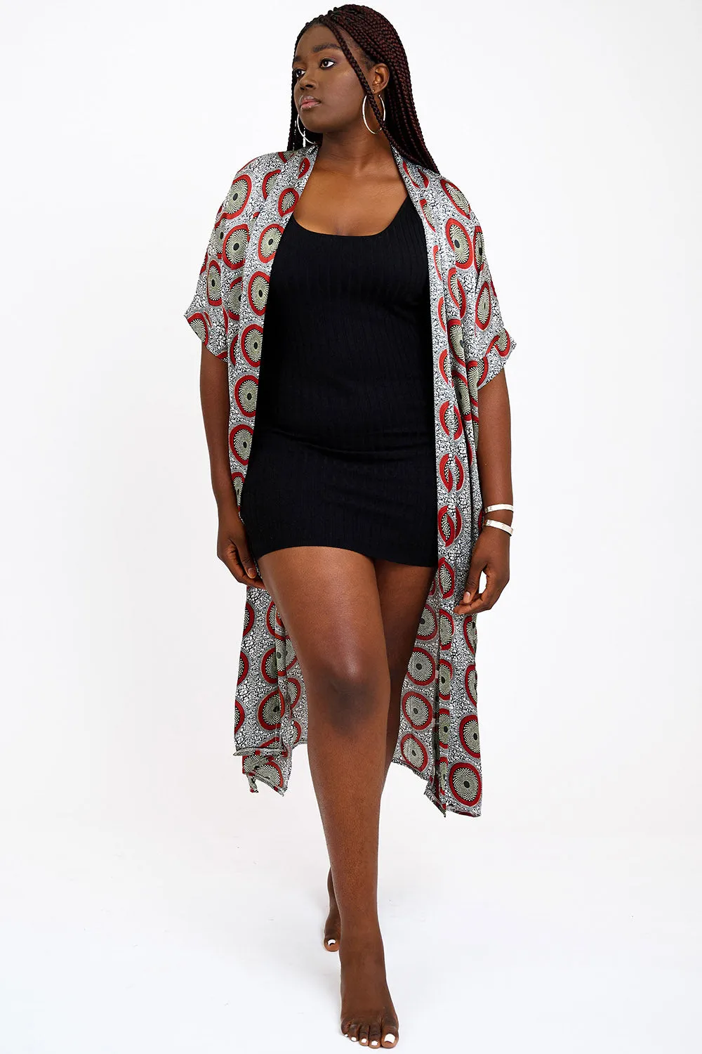 Rust Maxi Kimono