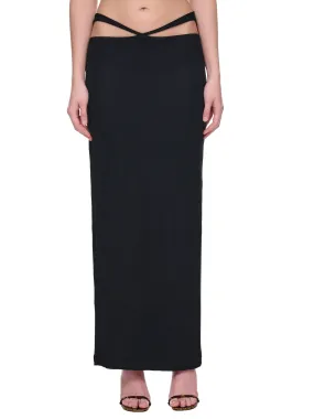 Strap Skirt (SS1-BLACK)