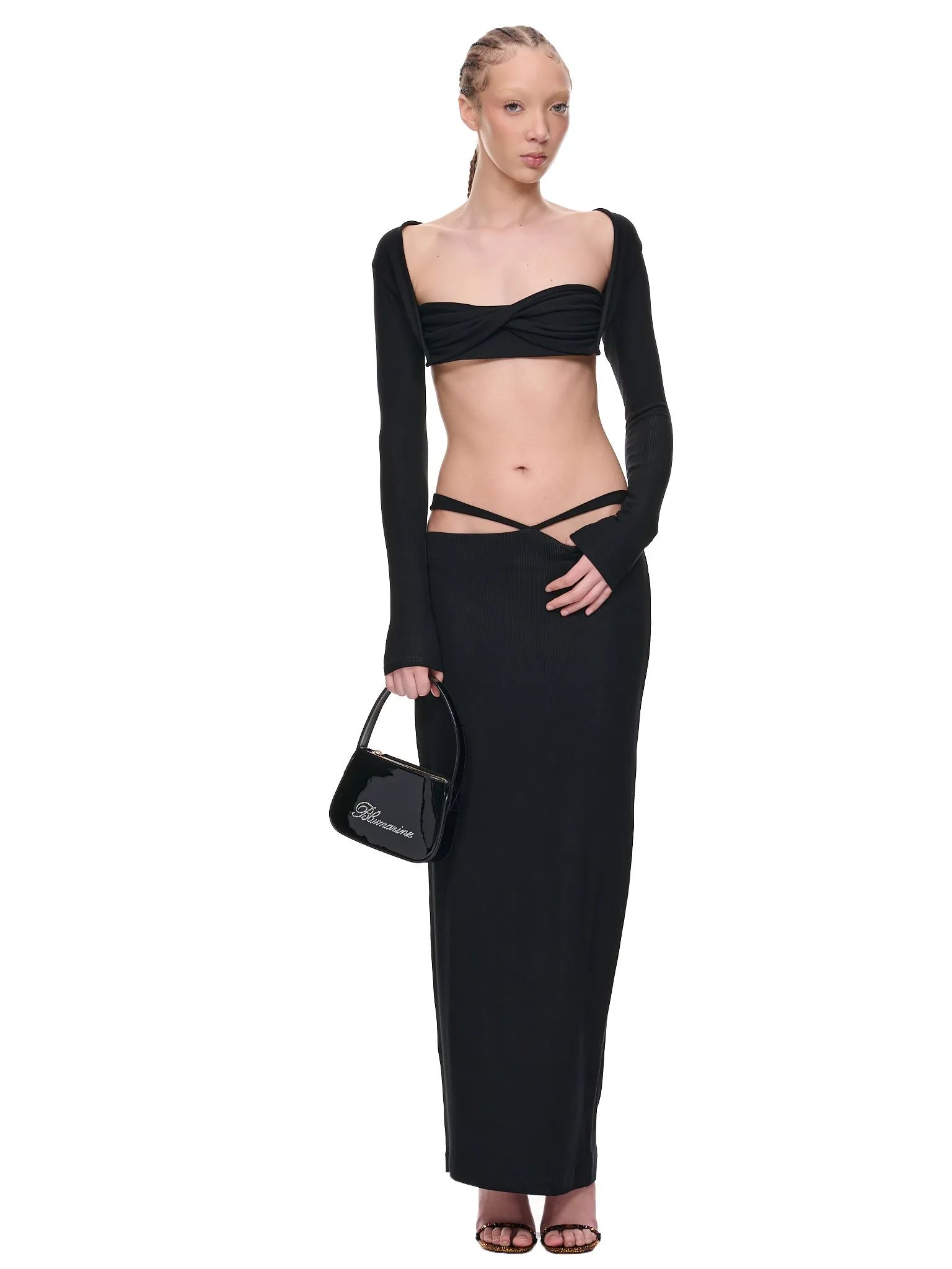 Strap Skirt (SS1-BLACK)