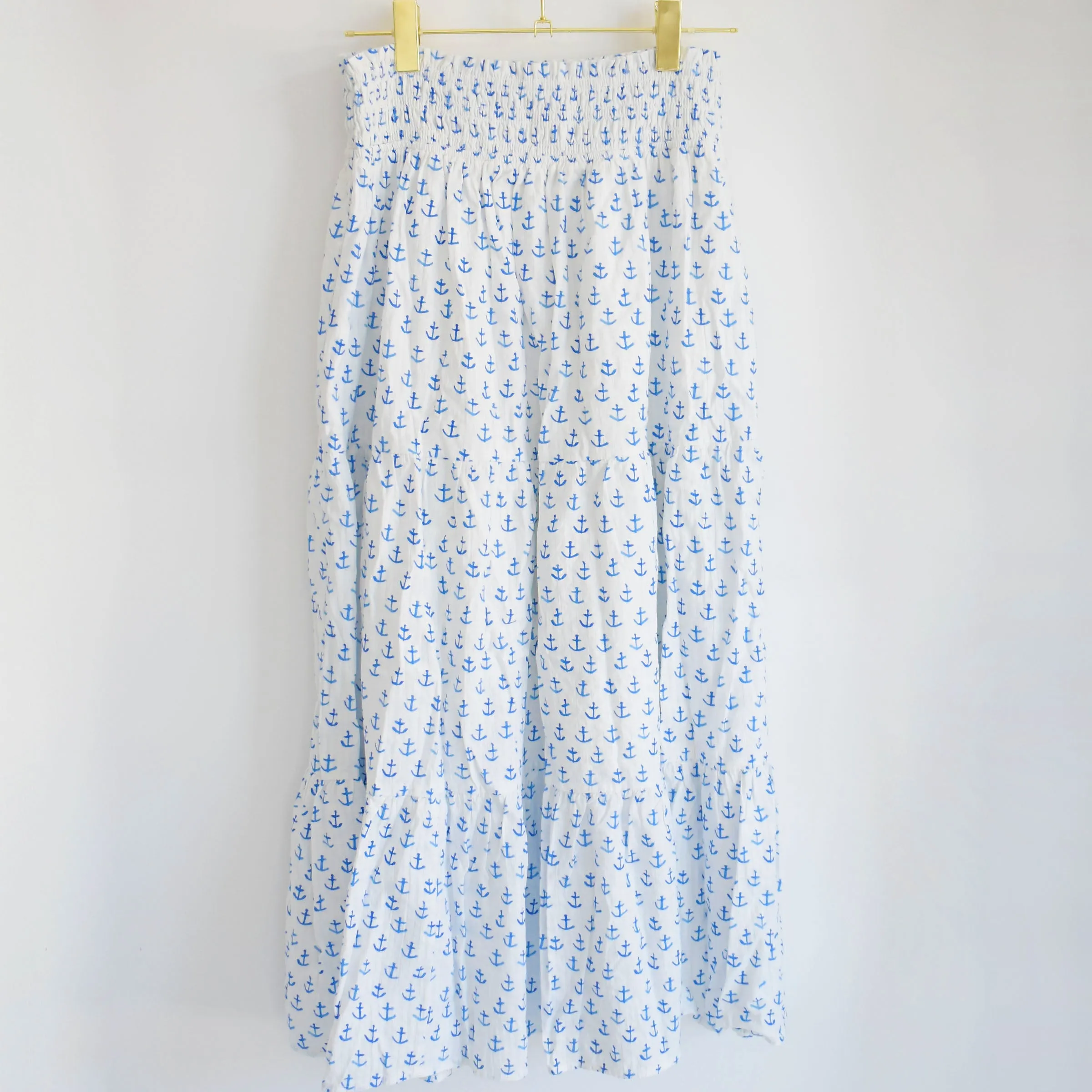 Tiered Maxi Skirt, Anchor