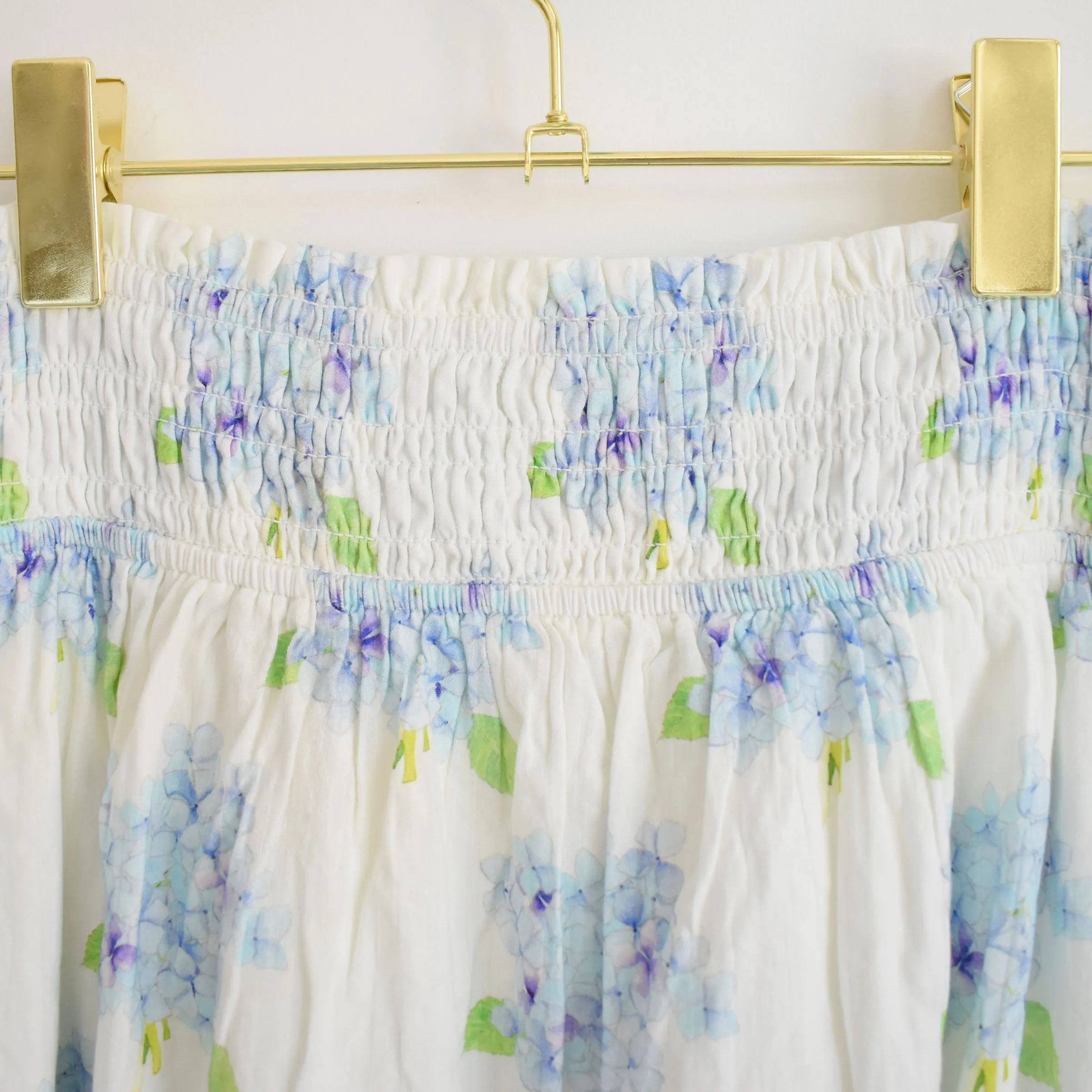 Tiered Maxi Skirt, Hydrangea
