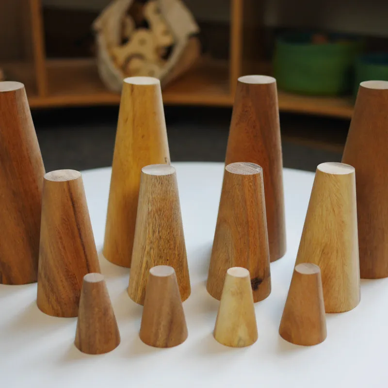 Wooden Stacking Cones