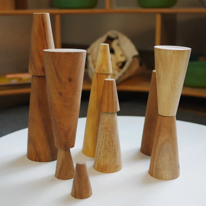 Wooden Stacking Cones
