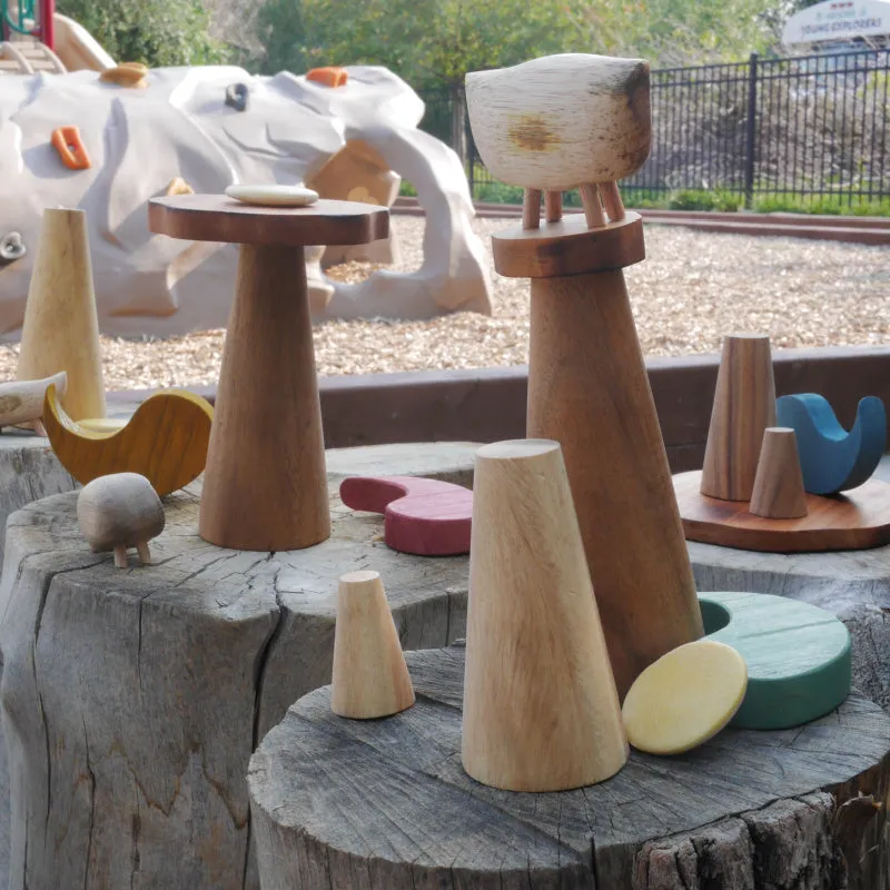Wooden Stacking Cones